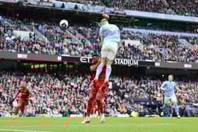 Jamie Carragher has compared Erling Haaland's header against Wolves with Cristiano Ronaldo's in a 2019 win over Sampdoria.