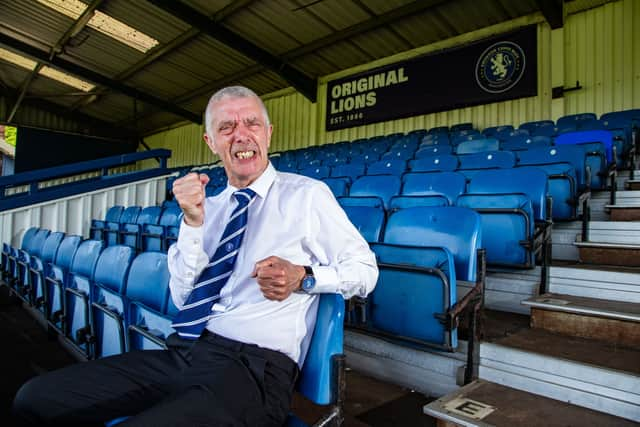 John Spellman, 75, from Monton, Manchester, who has attended 1,433 consecutive Swinton Lions matches