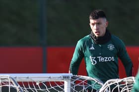 Lisandro Martinez is back in Manchester United training