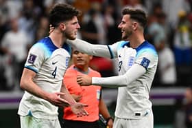Declan Rice and Mason Mount are teammates at international level with England