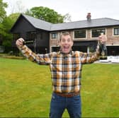 City fan Kevin Bryant outside his swanky new pad CREDIT: OMAZE / SWNS