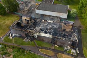 Firefighters have been battling a huge fire at a Salford leisure centre CREDIT: William Lailey / SWNS