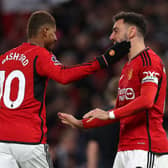 Bruno Fernandes and Marcus Rashford are both missing for United against Arsenal