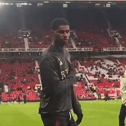 Marcus Rashford confronted the supporter ahead of the clash with Newcastle