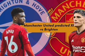 United could make three changes against Brighton this weekend
