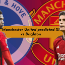 United could make three changes against Brighton this weekend