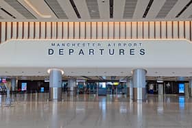 Departures at Manchester Airport 