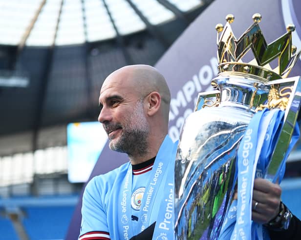 Pep Guardiola has said Manchester City face a once-in-a-lifetime opportunity.