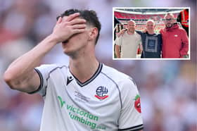 Andy Bebbington travelled from China to see Bolton lose to Oxford in the League One play-off final at Wembley