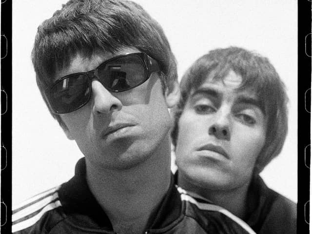 Noel & Liam Gallagher BW (c) Paul Slattery