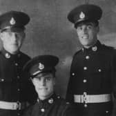 Marine James Conway (L) with comrades (Photo: Royal Navy)