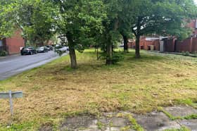 The tiny patch of land on Wapping Street in Halliwell in Bolton