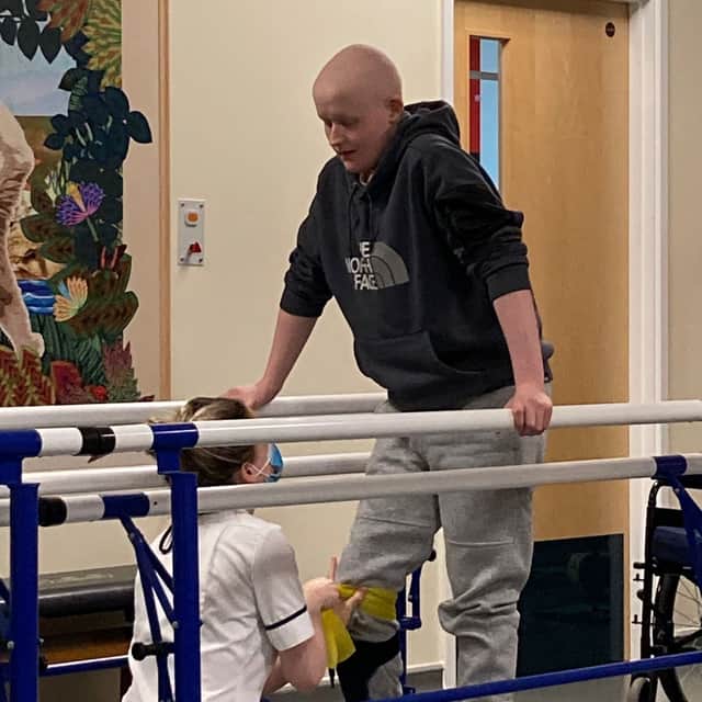 Jake Last in hospital.