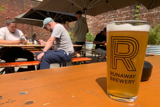 The Manchester World pint of Birthday Pale Ale at the Runaway Brewery Festival