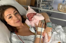 Keeley Wilson and her baby Sophia. 