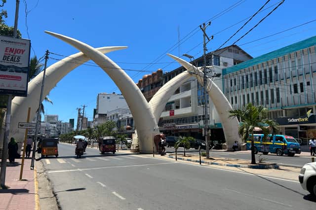 The Mombasa Tusks are one of the city's most well-known monuments (Photo: Amber Allott/NationalWorld)