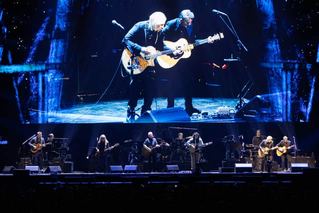 The Eagles on stage at Co-op Live. 