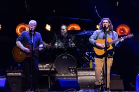 The Eagles on stage at Co-op Live. 