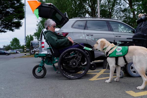 Supergran Mary Lamb to 'climb' the Three Peaks with her assistance dog Sheldon. 