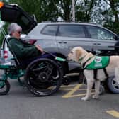 Supergran Mary Lamb to 'climb' the Three Peaks with her assistance dog Sheldon. 