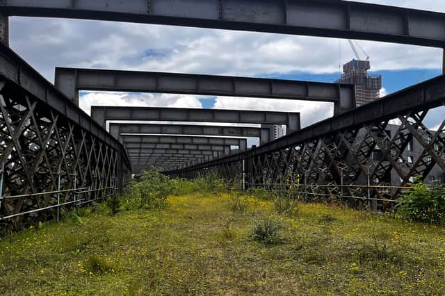 The currently unoccupied section of the Castlefield Viaduct, which is set to be developed, pending planning permission. 