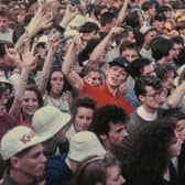 The crowd for the Stone Roses gig at Spike Island back on May 27 1990