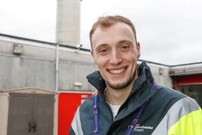 Ethan Ferguson is Backfill Customer Experience Duty Manager at Manchester Airport