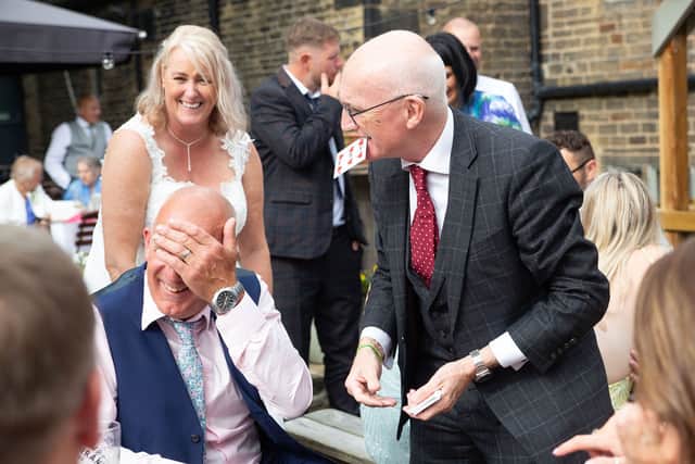Frank Farrell in action doing his magic. Picture: Rachel Lawson Photography