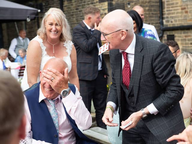 Frank Farrell in action doing his magic. Picture: Rachel Lawson Photography