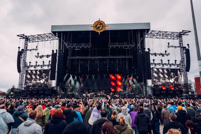 The Foo Fighters at Emirates Old Trafford. Picture: Matt Eachus/Emirates Old Trafford.