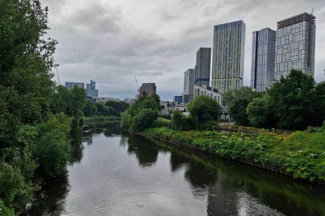 The stretch of the River Irwell Mike Duddy was fishing in. 