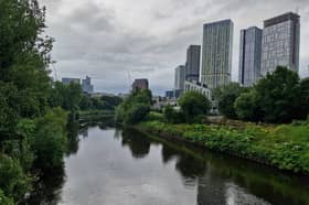 The stretch of the River Irwell Mike Duddy was fishing in. 