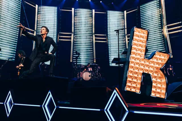 Brandon Flowers proved he's a master of his craft at on The Killers' opening night at Co-op Live. Picture: Chris Phelps