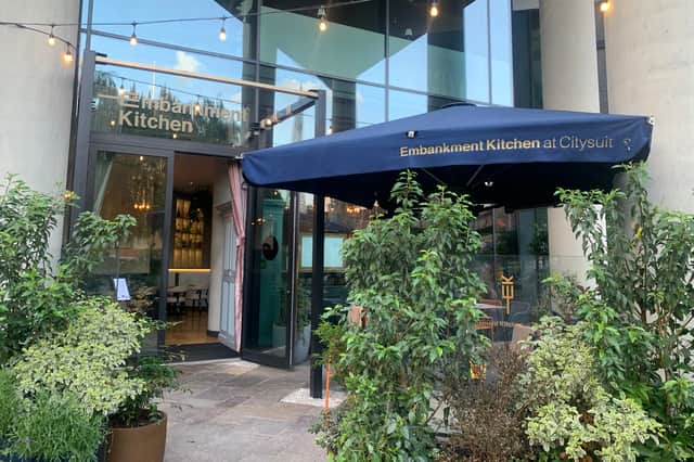 Heading into Embankment Kitchen