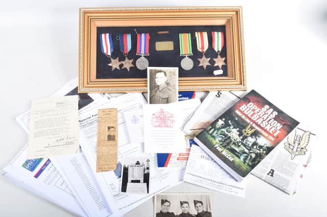 SAS Corporal, Kenneth Bateman whose medals are up for auction along with other related memorabilia.