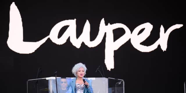 Whilst on the Pyramid stage at Glastonbury, Cyndi Lauper performed the likes of  I Drove All Night which received rapturous applause,
