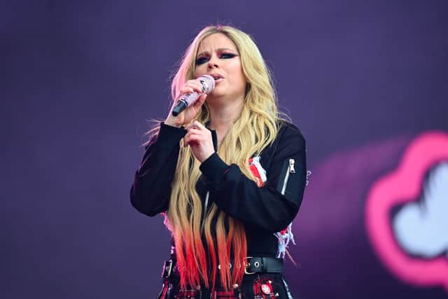 Avril Lavigne - pictured at Glastonbury - delighted the Manchester crowd at Castlefield Bowl