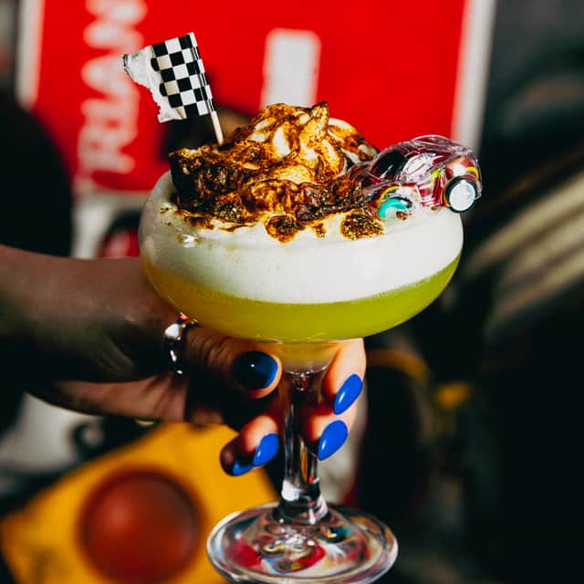 The Key West Car Crash cocktail at Junkyard Golf