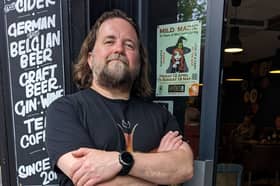 Justin Smith finishes his Mild Magic tour at the Petersgate Tap, Stockport. 