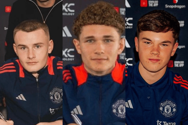 Manchester United have rewarded three young players with new contracts