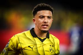 Jadon Sancho spent the second half of last season with Borussia Dortmund