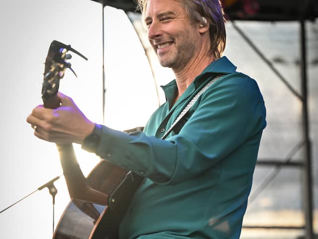 Chesney Hawkes performs at Stockport festival (Photo: Ralph Dickinson / Hits On The Pitch)