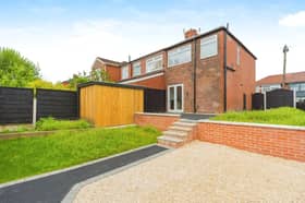 The outside of the property on Palm Street, Droylsden, M43 6WJ