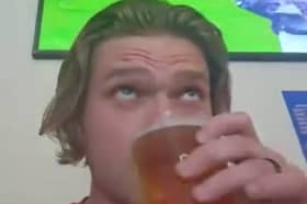 Manchester World's Theo Hewson Betts has done the hard yards at Manchester pubs during the Euros