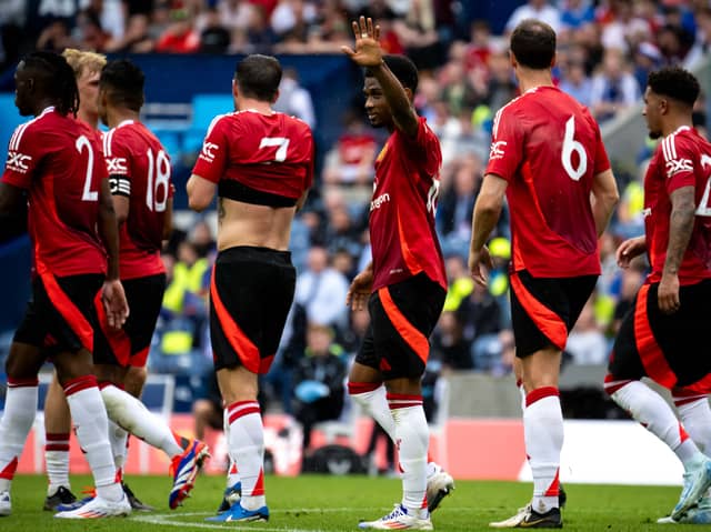 Manchester United defeated Rangers in their second pre-season friendly