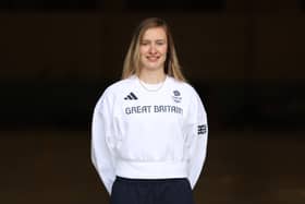 otte wor poses for a photo during the Team GB Paris 2024 Olympic Games BMX squad announcement 