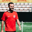 Juan Mata is training with the Danish club