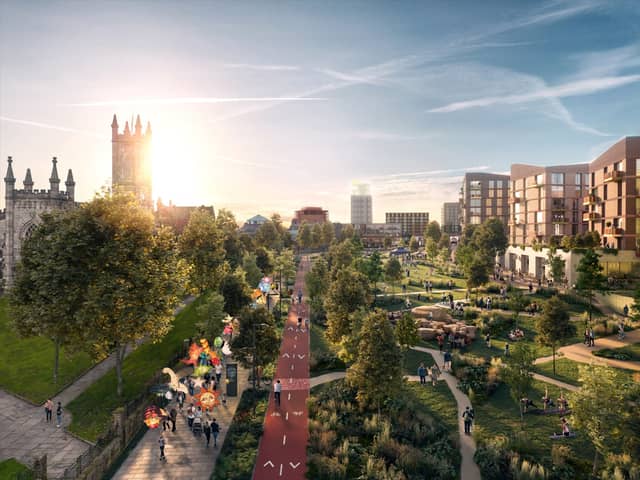 A Draft Vision For Oldham Town Centre. Provided by Muse