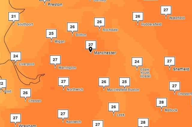 Manchester is set to bask in glorious weather and warm temperatures this week.