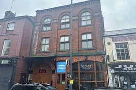 The former Decades Heaven and Hell nightclub, plus the four apartments that come with it, is on the market now for £450,000. Credit: A Wilson Estates via Rightmove